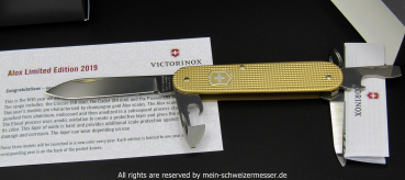 Schweizer Taschenmesser, Victorinox CADET, ALOX Limited Edition 2019
