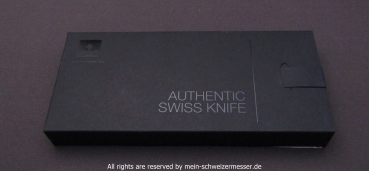 Schweizer Taschenmesser SWIZA D03, All Black ORANGE mit Sammlerbox