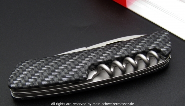 Schweizer Taschenmesser SWIZA D03, CARBON Optik (Allmatt)