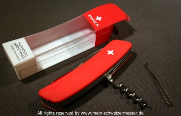 Schweizer Taschenmesser SWIZA D05, rot (mit Säge), neu in Originalverpackung